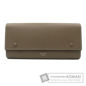 Celine Flap Multi Function Long Wallet Leather